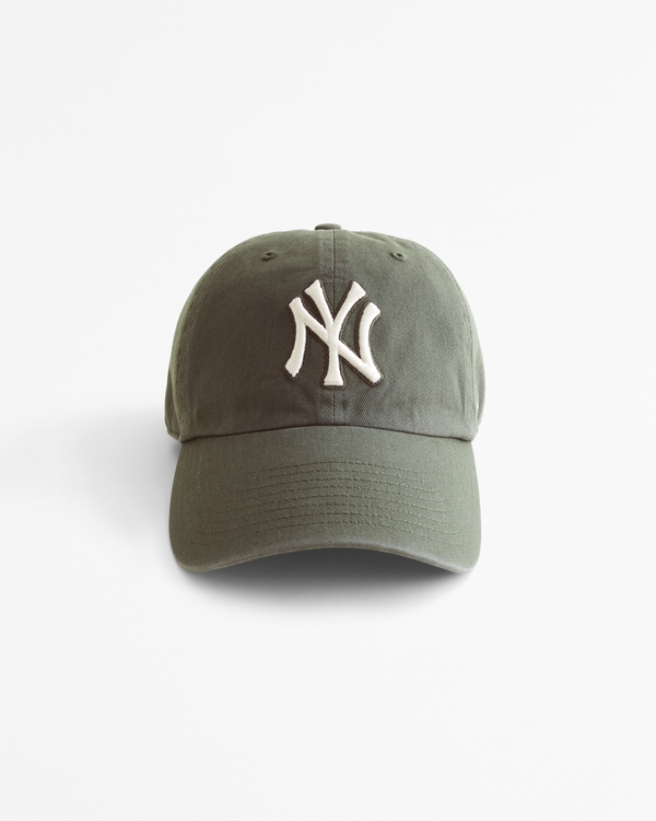 New York Yankees '47 Clean-Up Hat, Olive Green