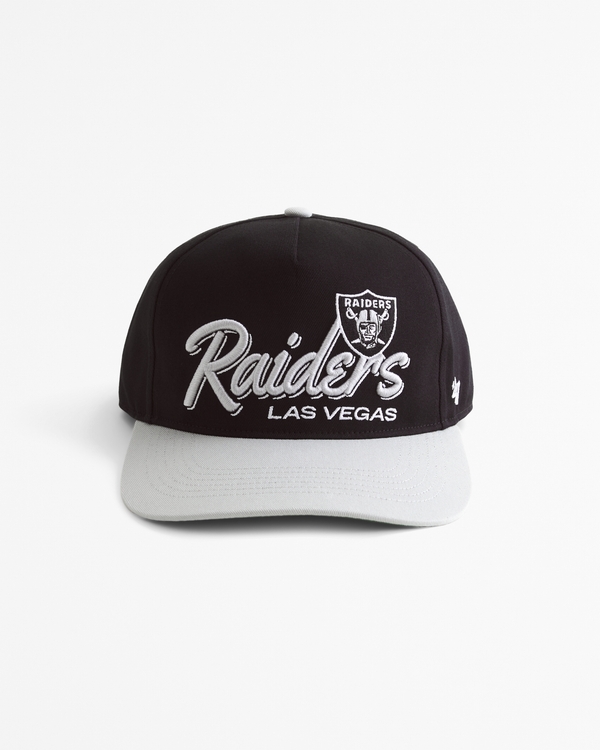 Las Vegas Raiders Snapback Hat, Black And Light Gray