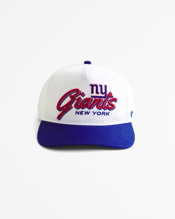 New York Giants Snapback Hat, White And Blue