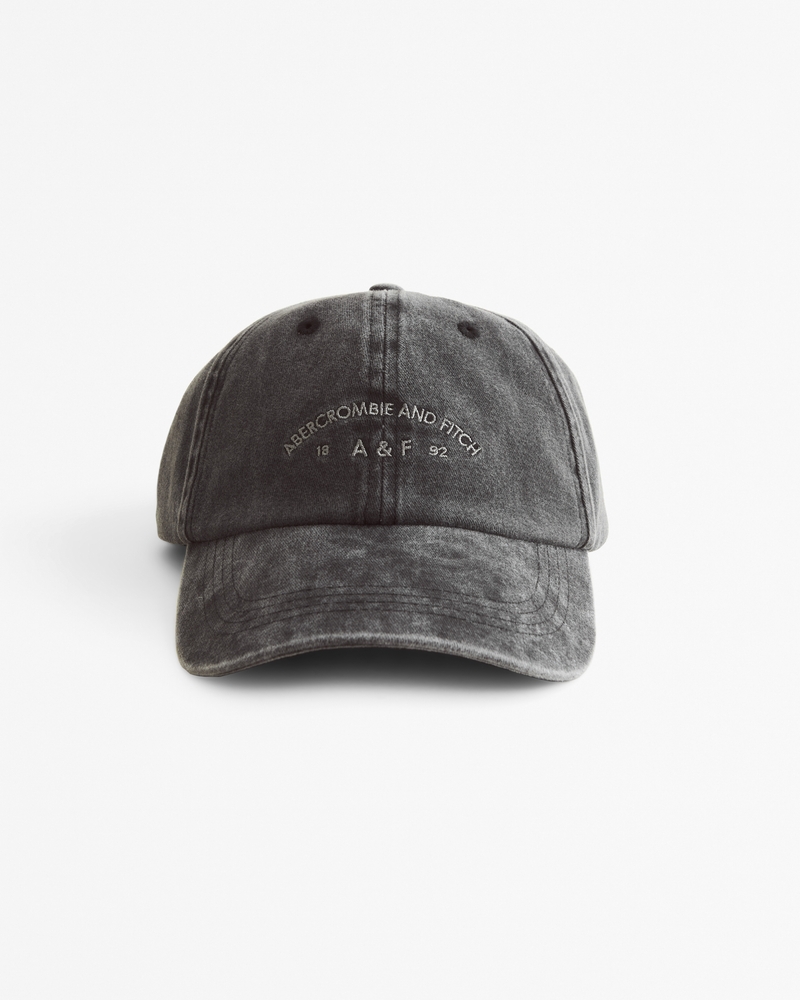 Men s Logo Baseball Hat Men s Accessories Abercrombie