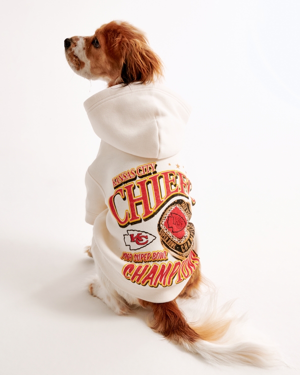 Kansas City Chiefs Pet Pupover, Cream