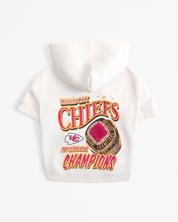 Kansas City Chiefs Pet Pupover, Cream