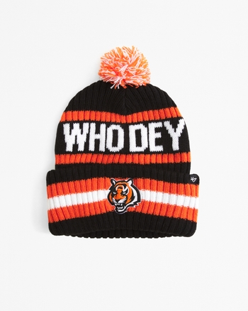 Men's Cincinnati Bengals Pom Beanie | Men's Accessories | Abercrombie.com