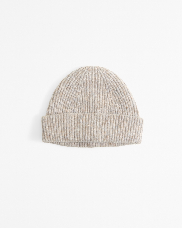 Short Beanie, Oatmeal