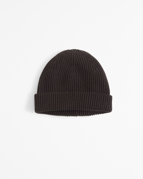 Short Beanie, Coal Brown