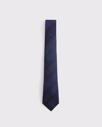 The A&F Collins Navy Stripe Tie