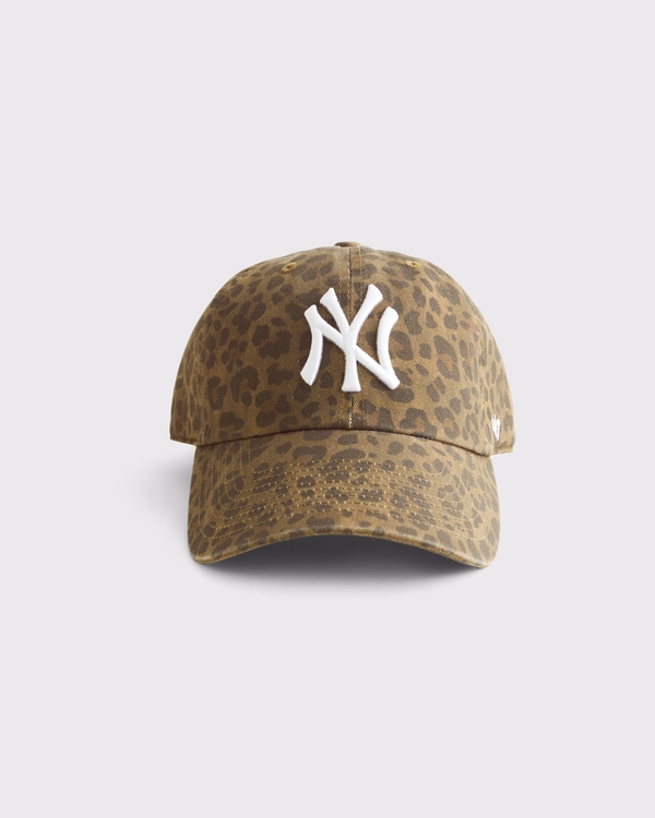 New York Yankees '47 Clean-Up Hat, Brown Pattern view 1