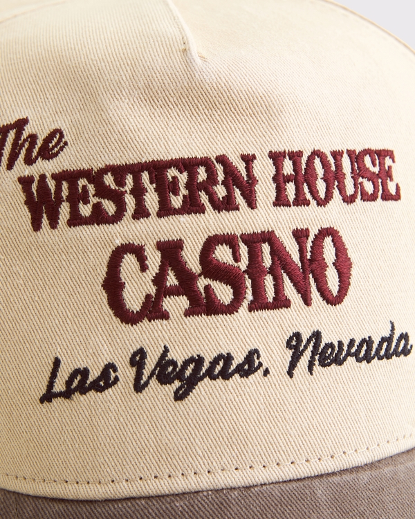 Western House Casino Graphic Baseball Hat