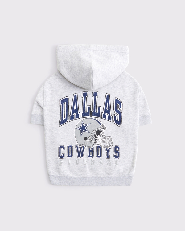 Dallas Cowboys Pet Pupover, Light Gray - Cowboys view 2