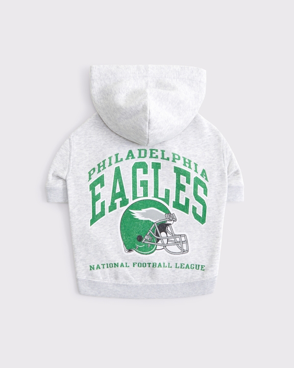 Philadelphia Eagles Pet Pupover, Light Gray - Eagles view 1