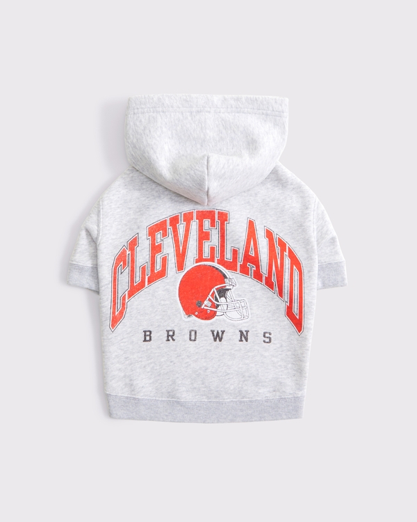 Cleveland Browns Pet Pupover, Light Gray - Browns view 2