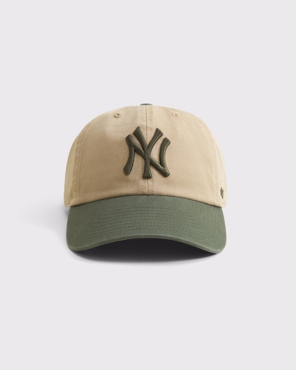 New York Yankees '47 Clean-Up Hat, Green And Light Brown view 1
