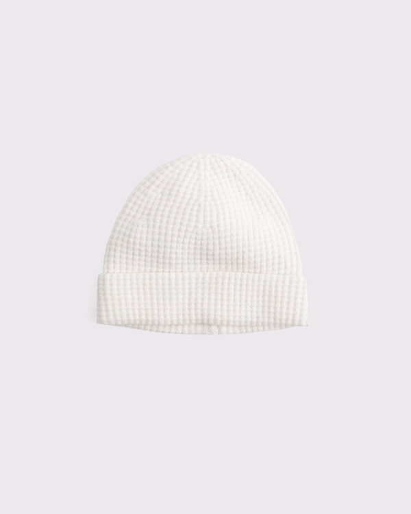 Short Beanie, Cream view 1
