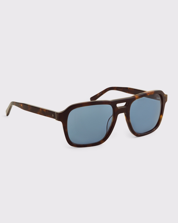Retro Sunglasses, Tortoise Shell view 2