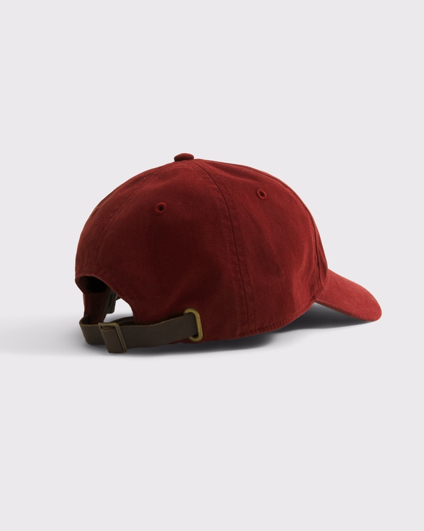 Logo Baseball Hat, Pomegranate view 2