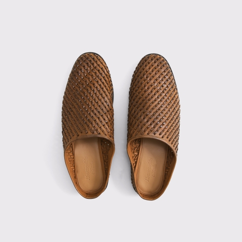 Мужские сабо Abercrombie & Fitch Woven Leather Mules