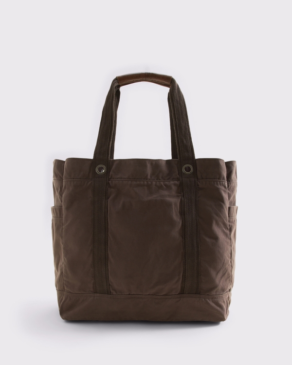 Tote Bag, Brown view 1