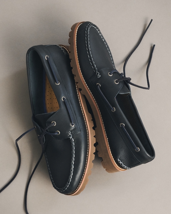 Sperry Authentic Original™ Men's 2-Eye Lug Boat Shoe, Navy view 2