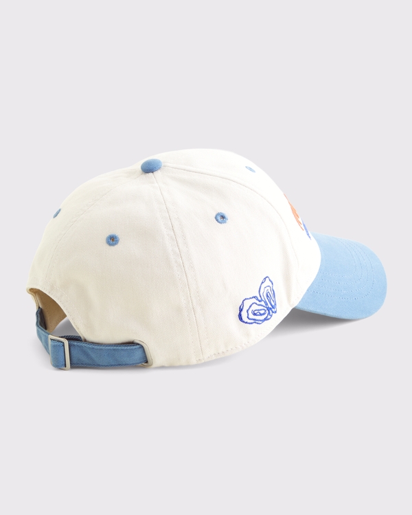 Montauk Graphic Baseball Hat, Light Blue view 2