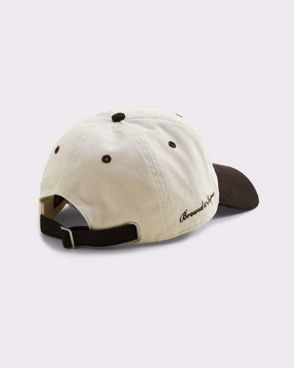 New York Graphic Baseball Hat, Brown view 2