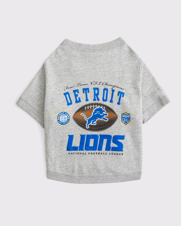 Detroit Lions Pet Sweatshirt, Gray-lions view 1