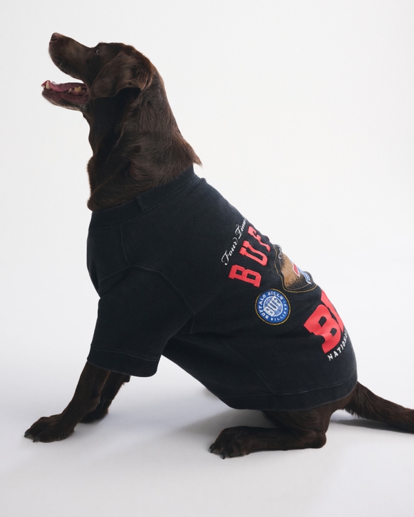 Buffalo Bills Pet Sweatshirt, Black-bills view 1