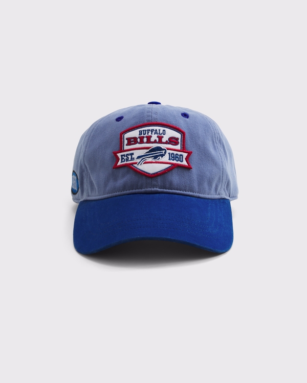 Buffalo Bills Graphic Baseball Hat, Blue-bills view 1
