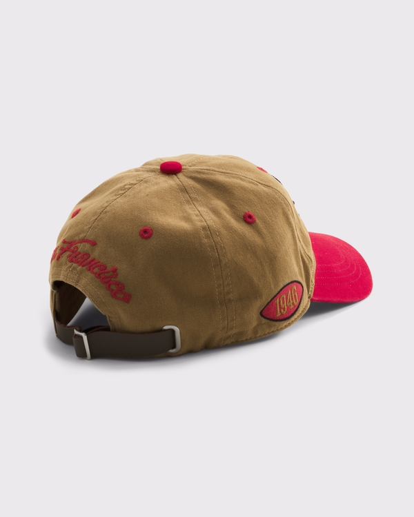 San Francisco 49ers Graphic Baseball Hat, Red-49ers view 2