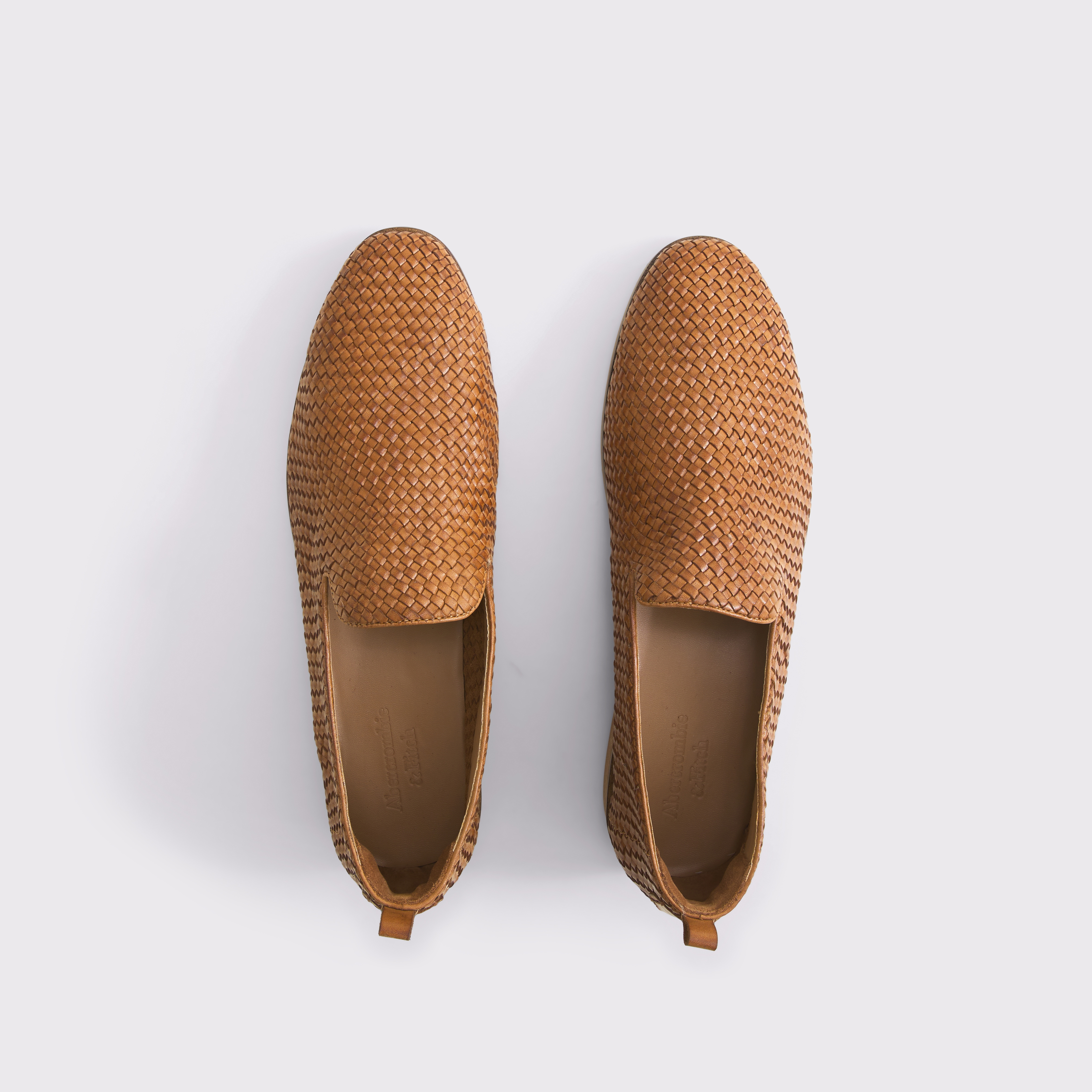 Abercrombie & Fitch Woven Leather Loafers — фото 2