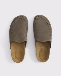 Braided Suede Mules