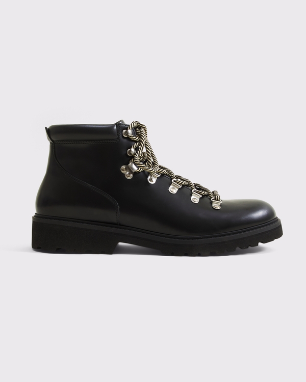 High Top Hiker Boots, Black view 1