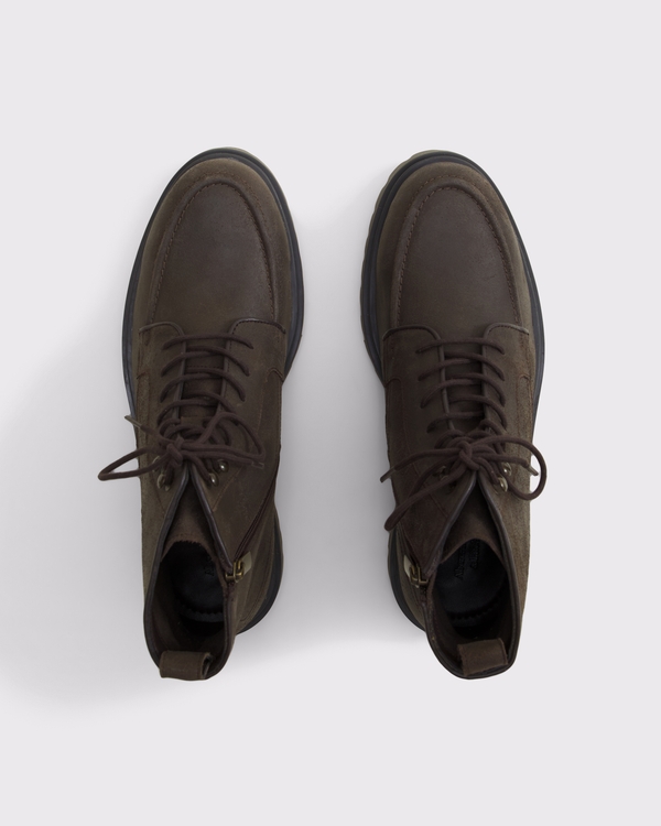 Leather Boots, Brown view 2