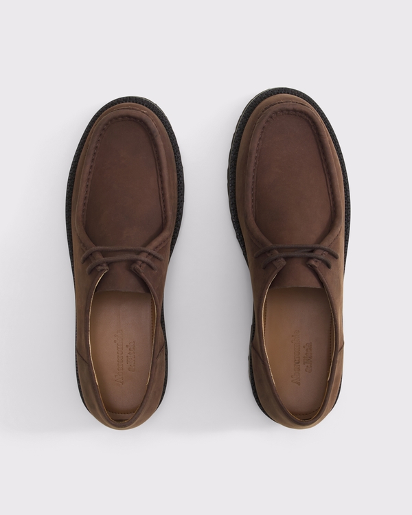 Derby Shoes, Dark Brown view 1