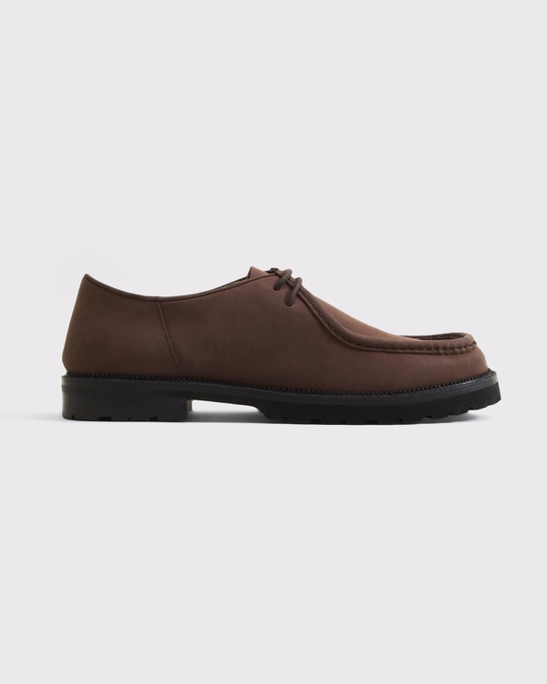 Derby Shoes, Dark Brown view 2