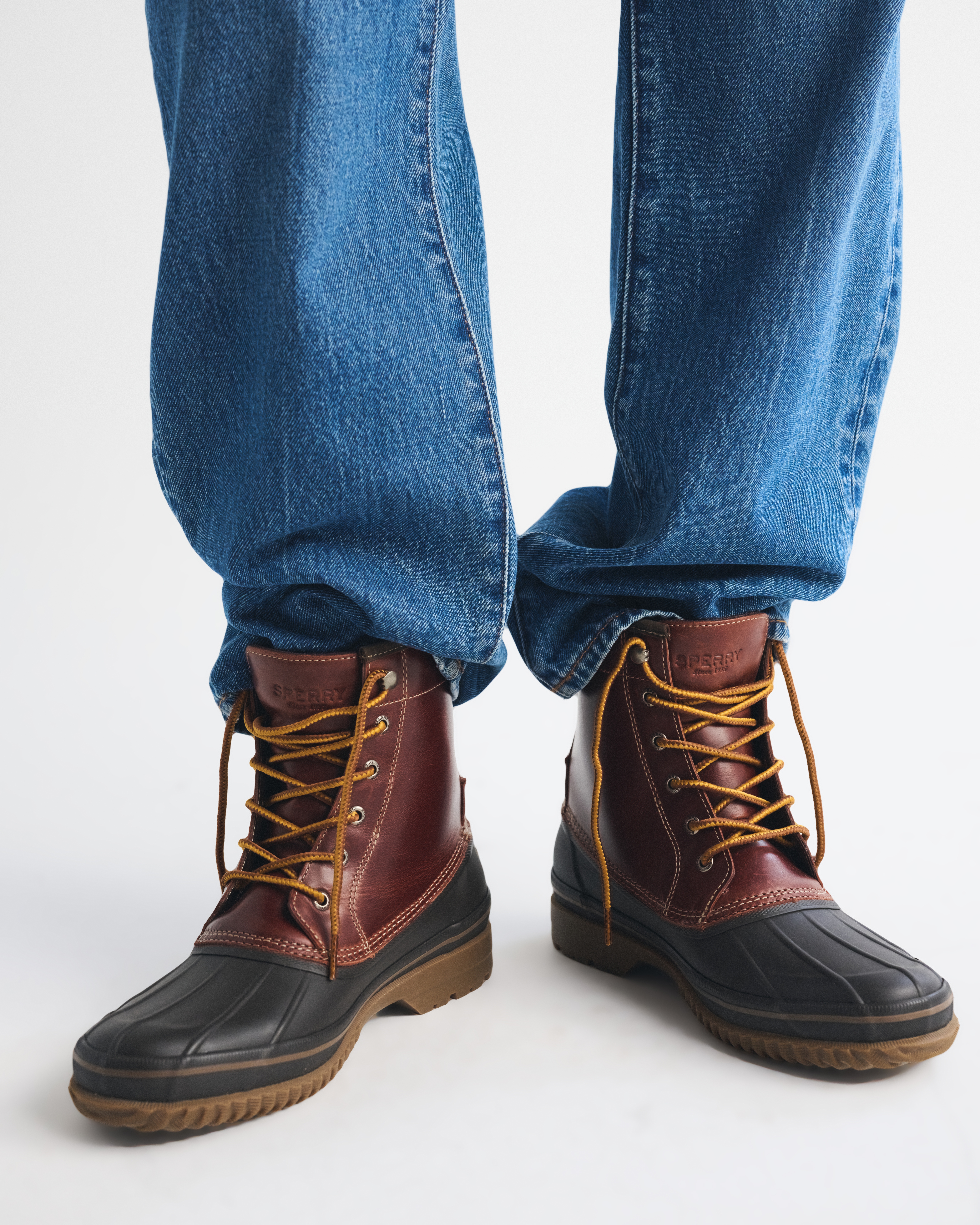 Мужские ботинки Abercrombie & Fitch Sperry Authentic Original™ Drake Duck Boot, цвет: Красное дерево — фото 3