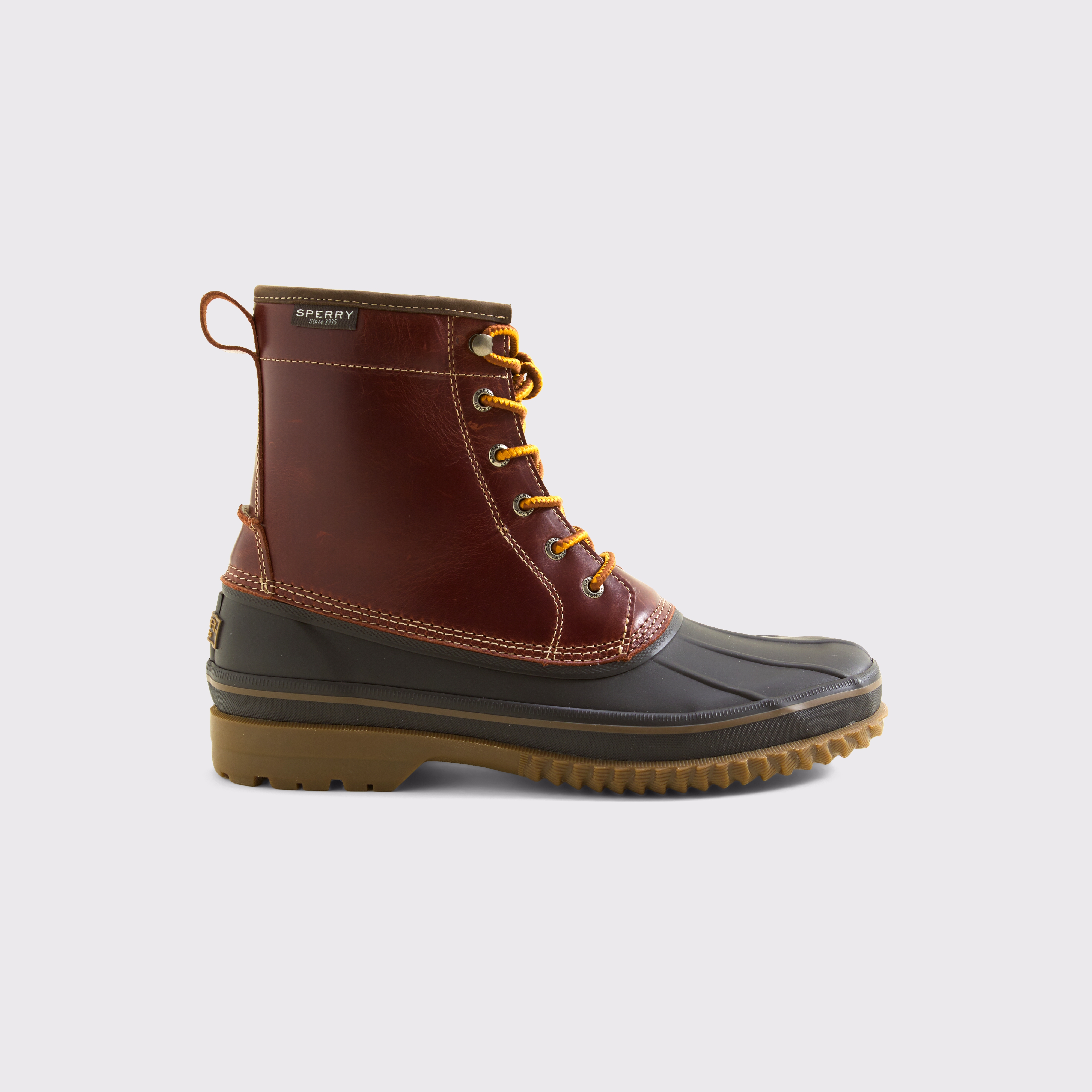 Мужские ботинки Abercrombie & Fitch Sperry Authentic Original™ Drake Duck Boot, цвет: Красное дерево — фото 1