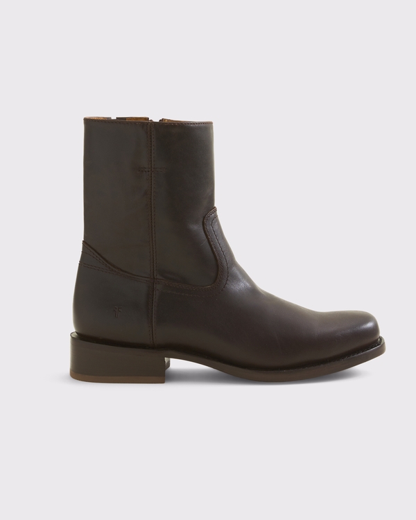 Frye Campus Leather Ankle Boot, Dark Brown view 1