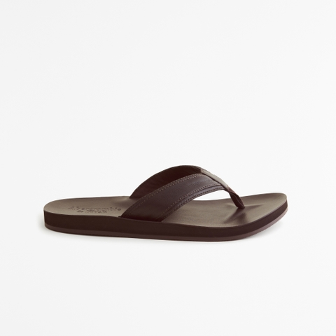 Мужские сандалии Abercrombie & Fitch Leather Flip Flops