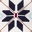 white fair isle print