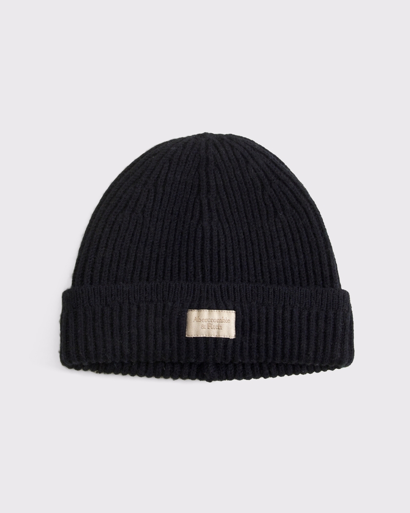 Essential Rib Logo Beanie - thumbnail 4