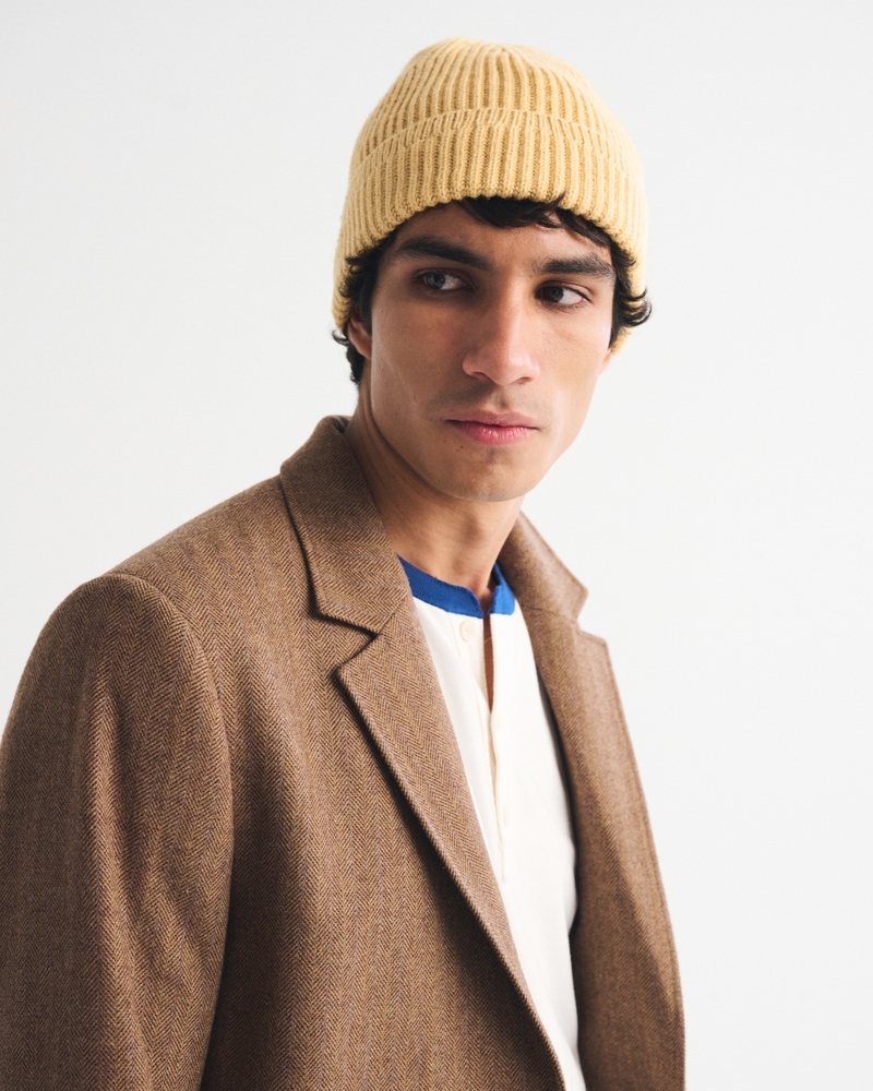 Essential Rib Logo Beanie - thumbnail 6