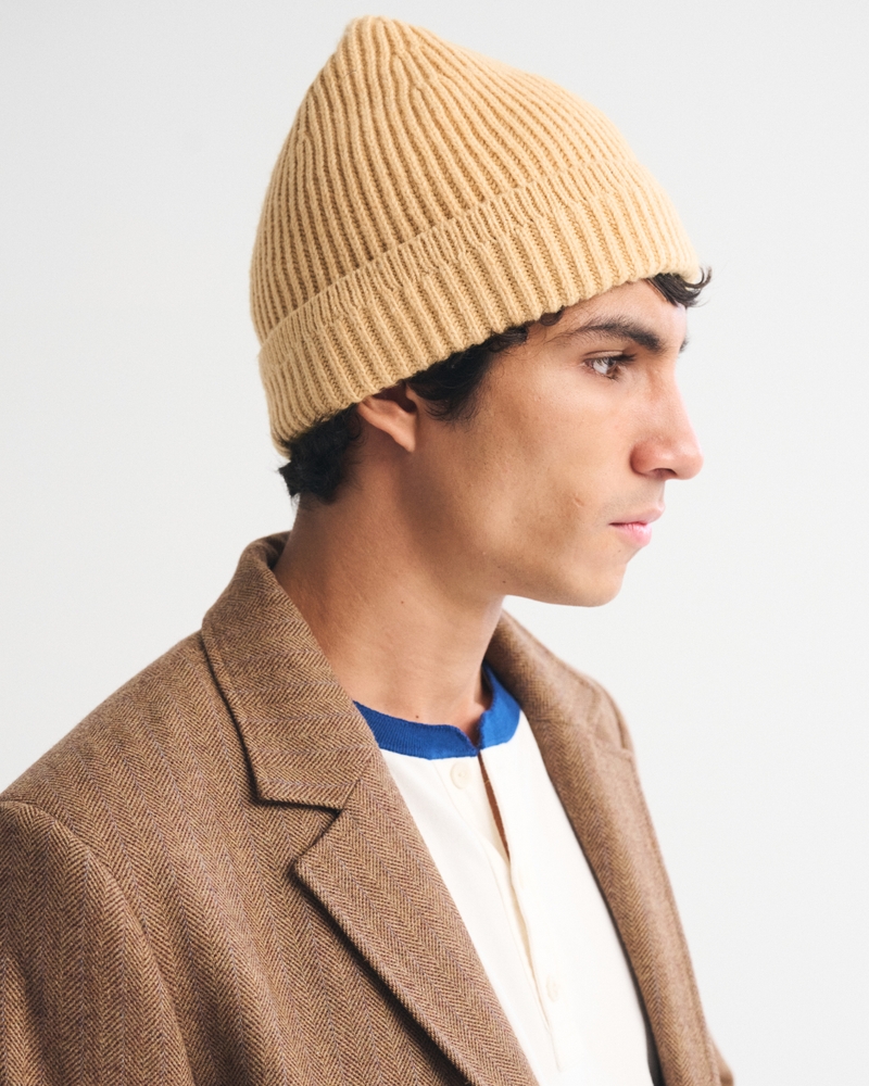 Essential Rib Logo Beanie - thumbnail 5