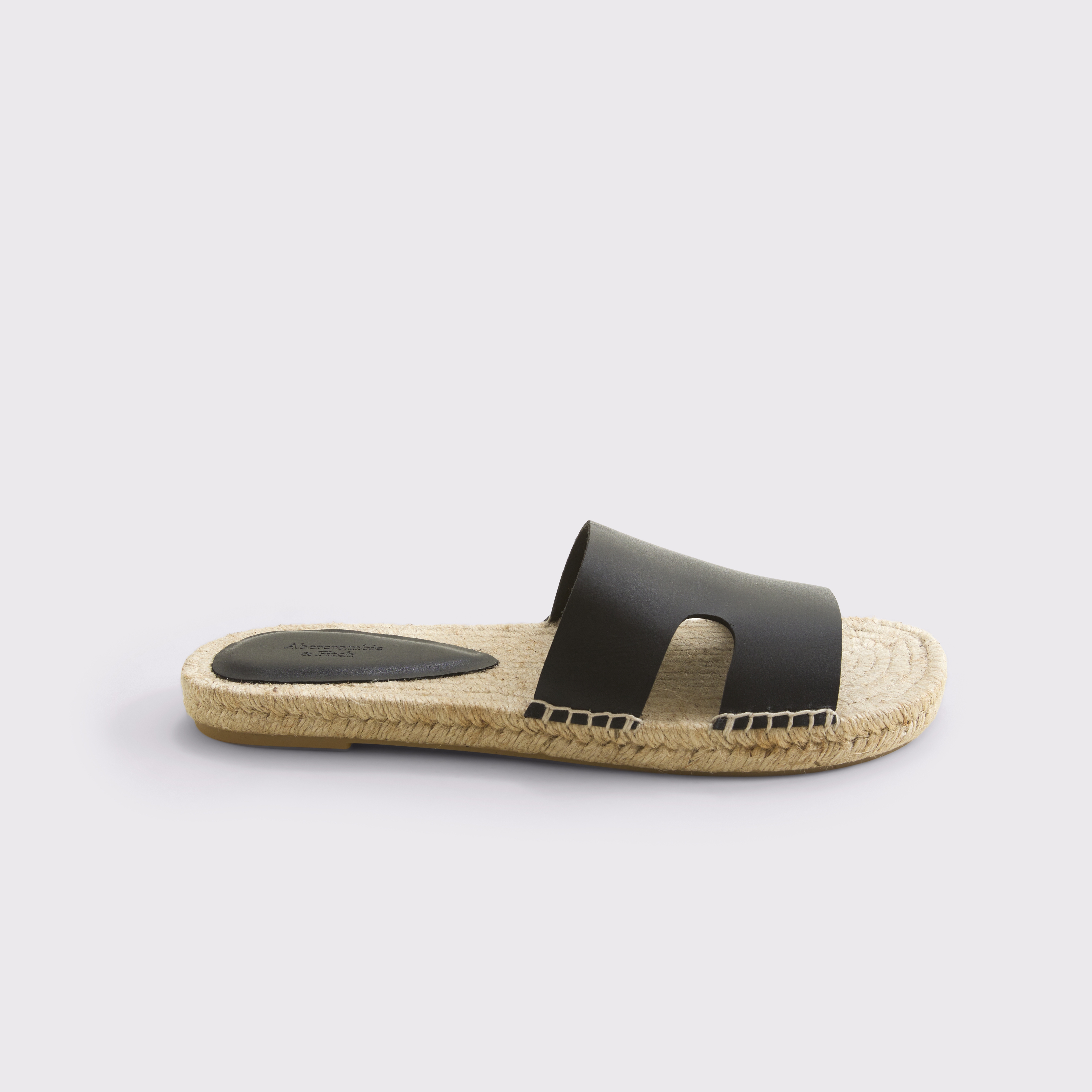 Abercrombie & Fitch Leather Slide Espadrilles — фото 2