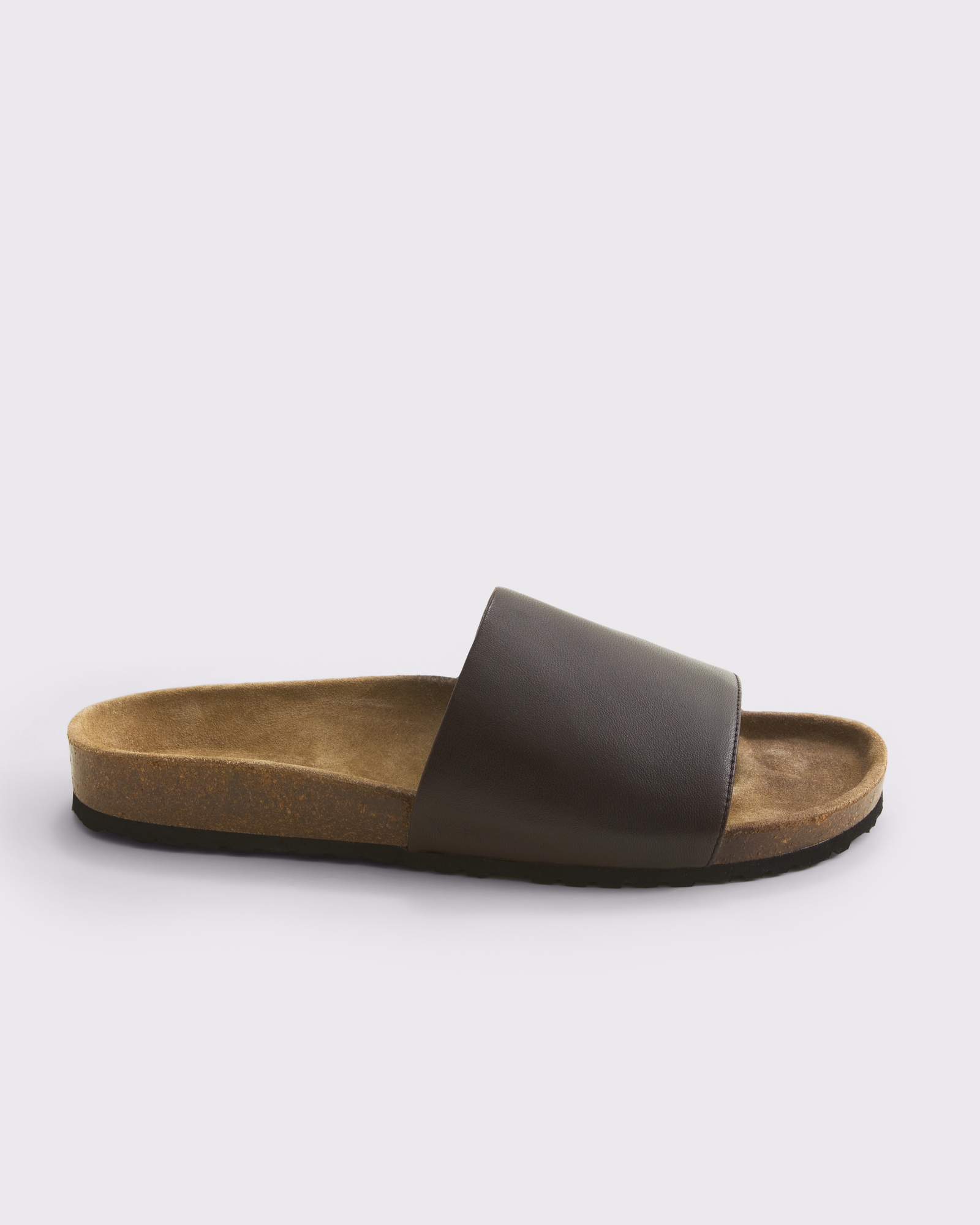 Leather Slide Sandals