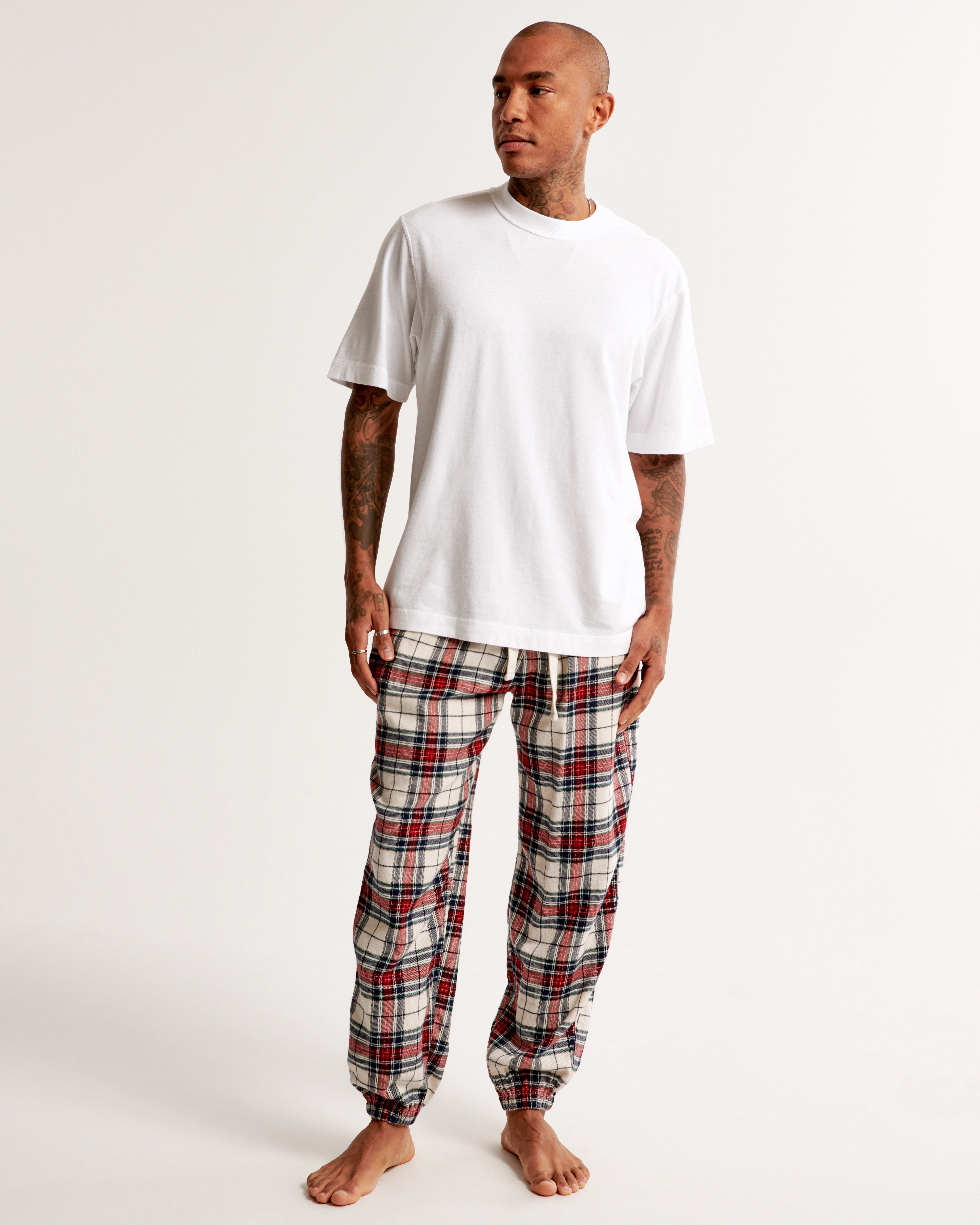 Men's Flannel Sleep Jogger | Men's Matching Sets | Abercrombie.com