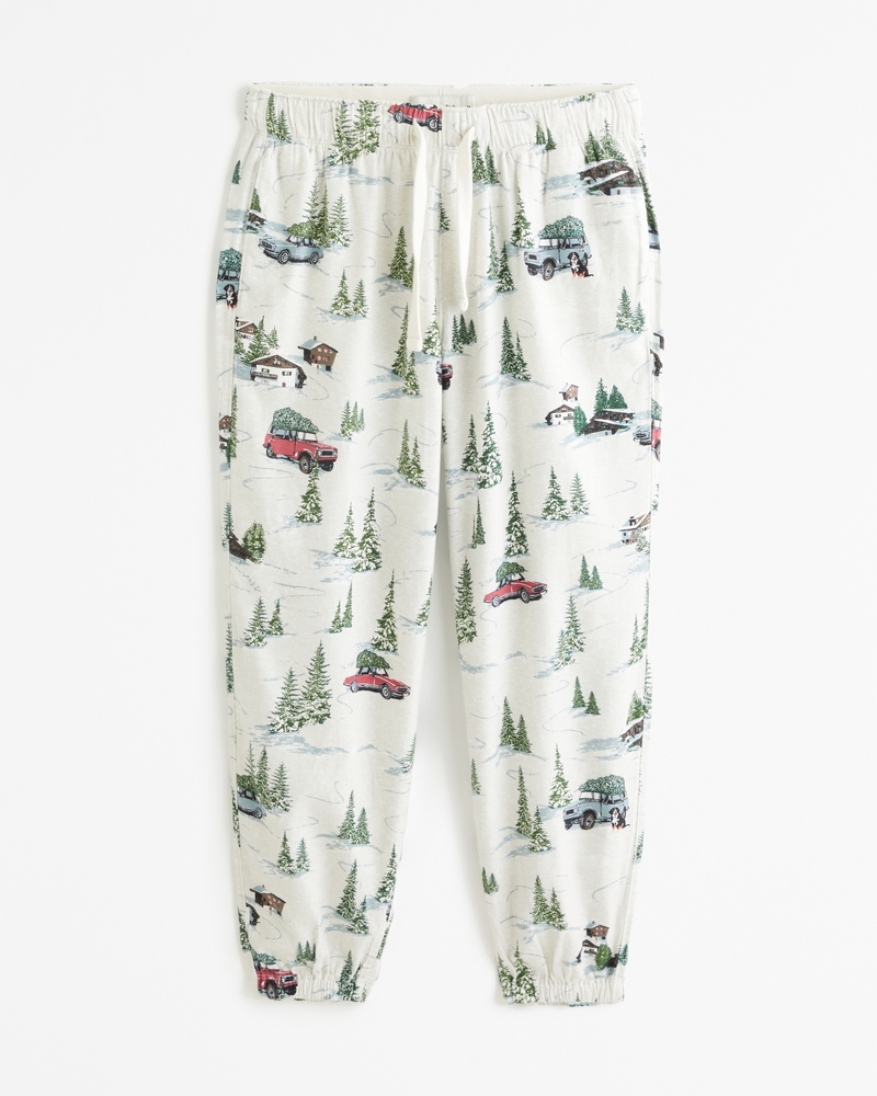 Hollister flannel sleep online joggers