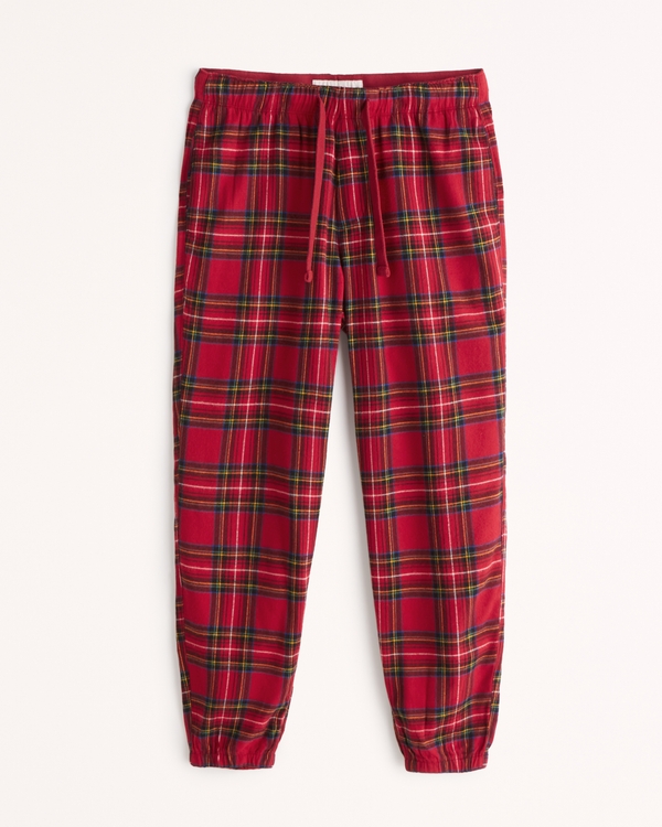 flannel sleep joggers