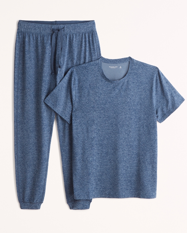 Pajamas Man Big Set Texture Homewear Sporty Men at  Men's Clothing  store