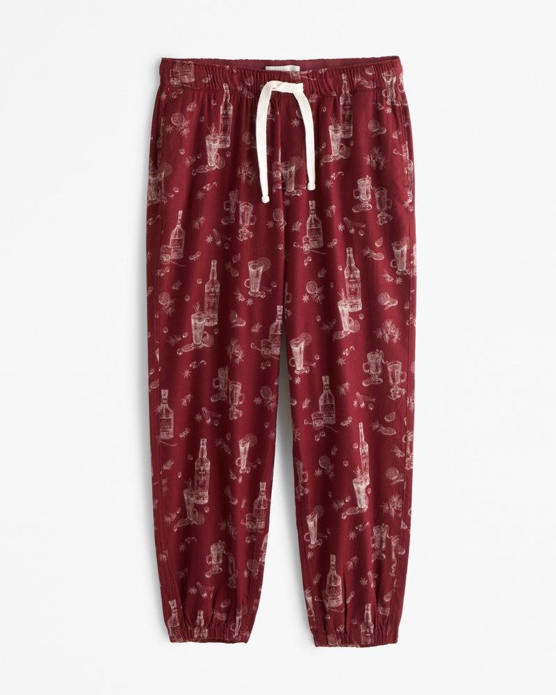 Men s Flannel Sleep Jogger Men s Sleepwear Abercrombie