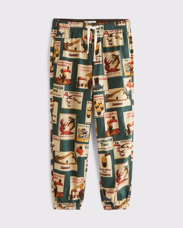 Guinness Sleep Jogger, Green Pattern view 1